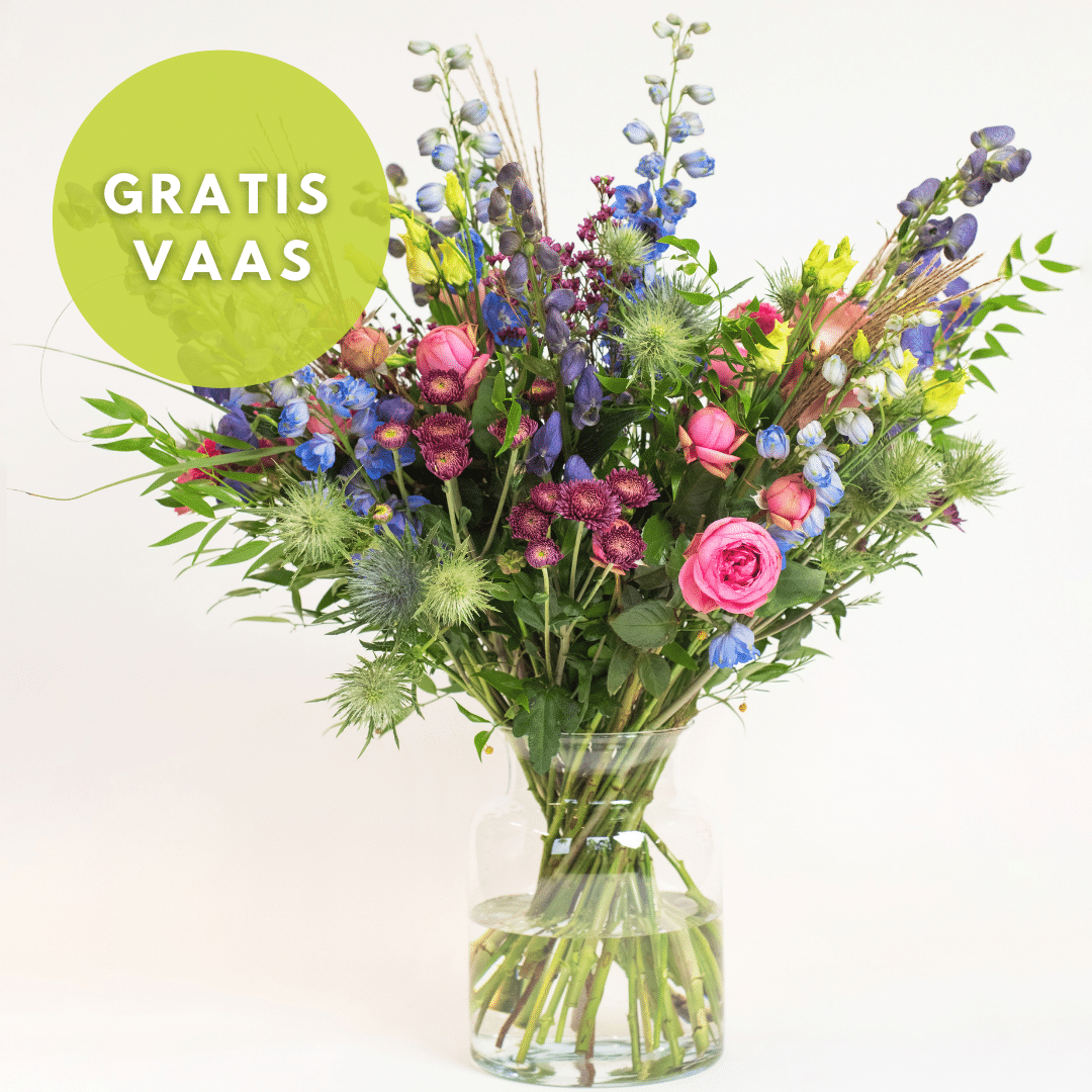 Boeket Elisabeth met GRATIS vaas