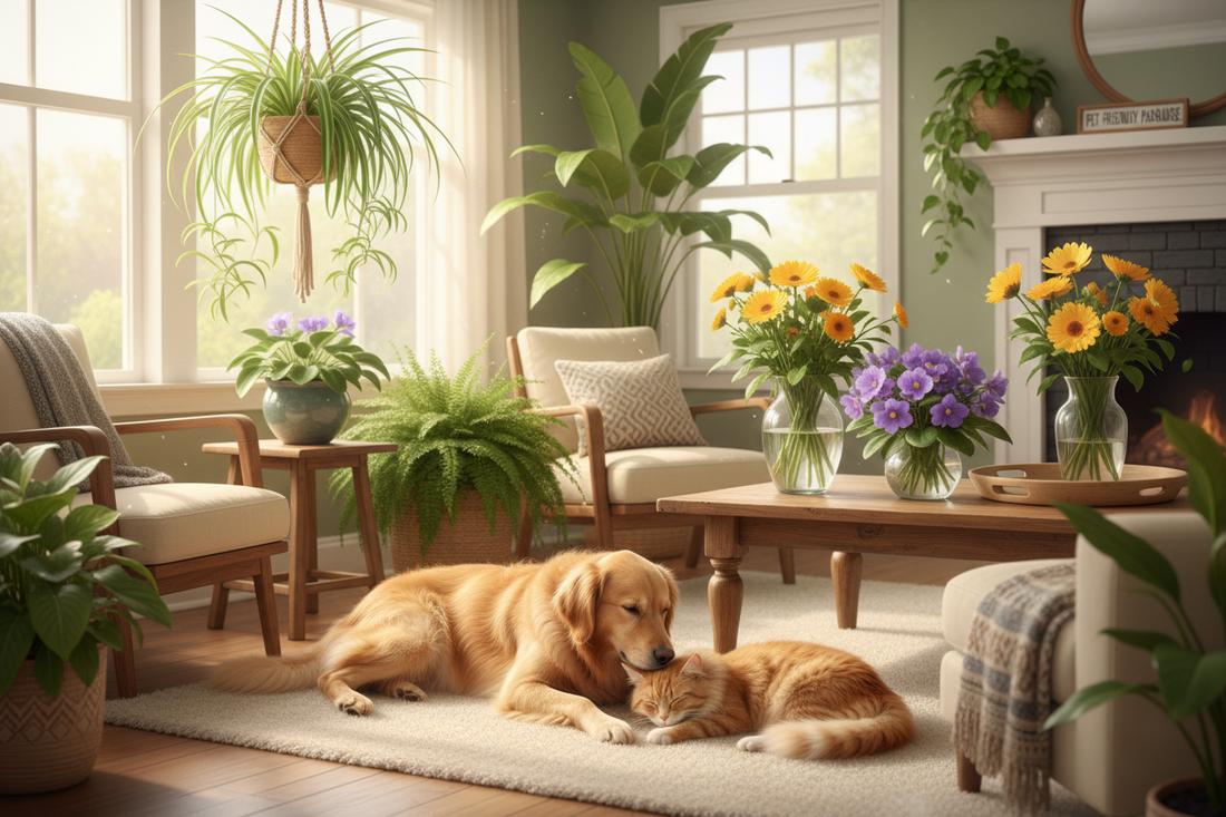 Welke bloemen en planten zijn veilig voor huisdieren?