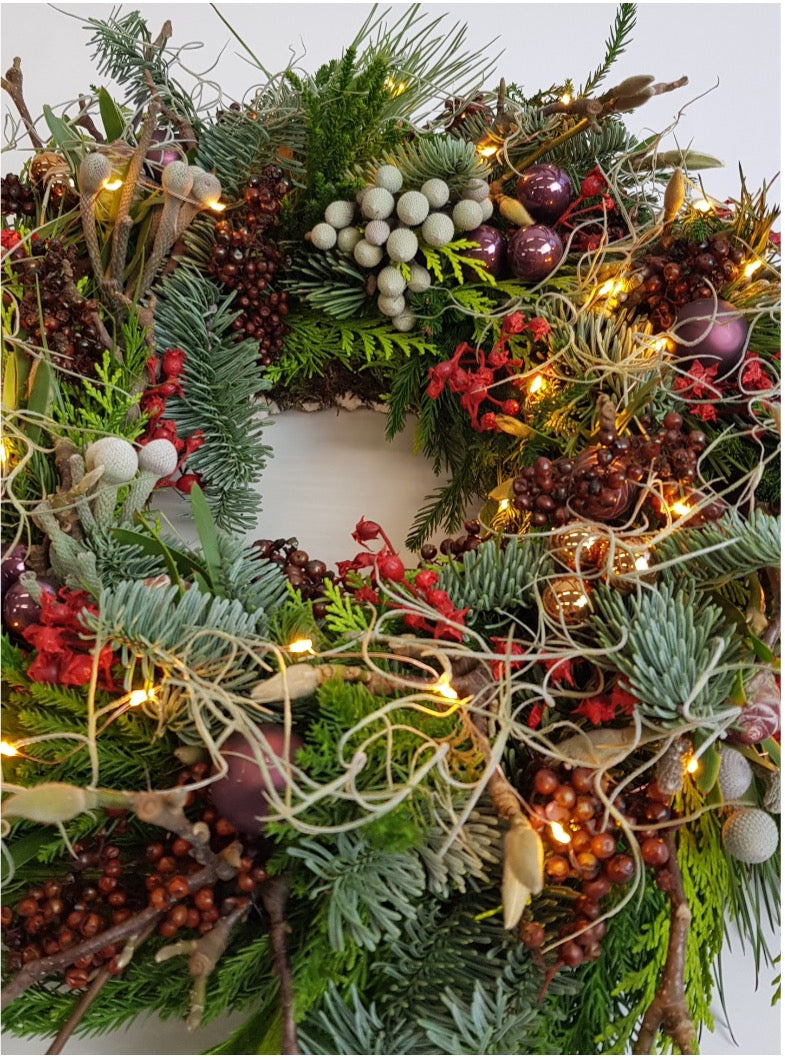 Londen vibes dankzij onze Kerstkransen!