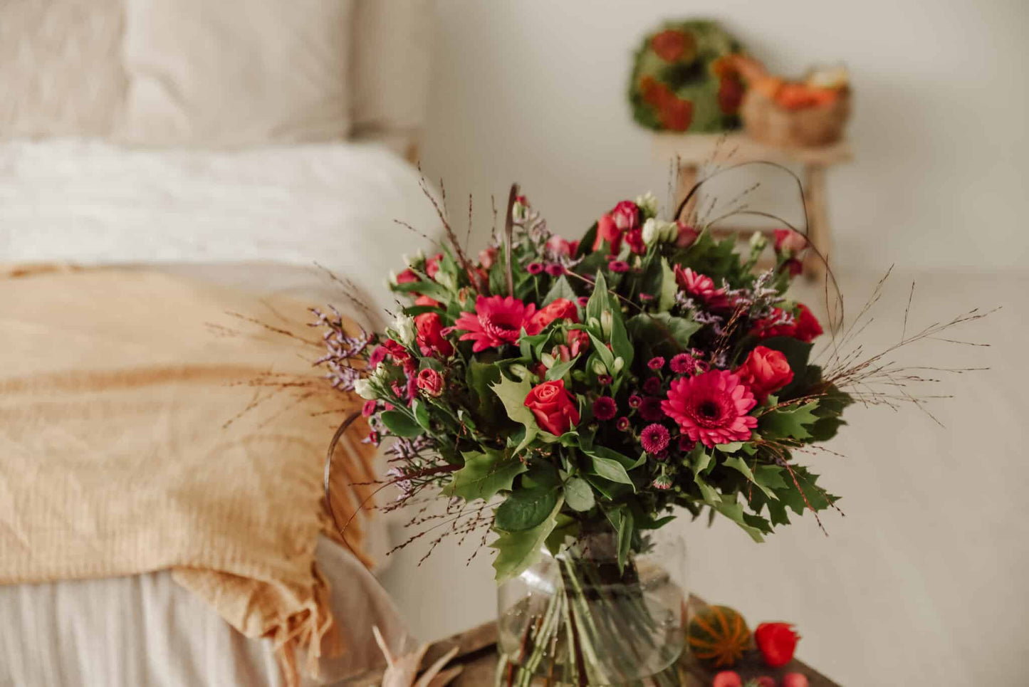 Valentijnsboeket met GRATIS vaas