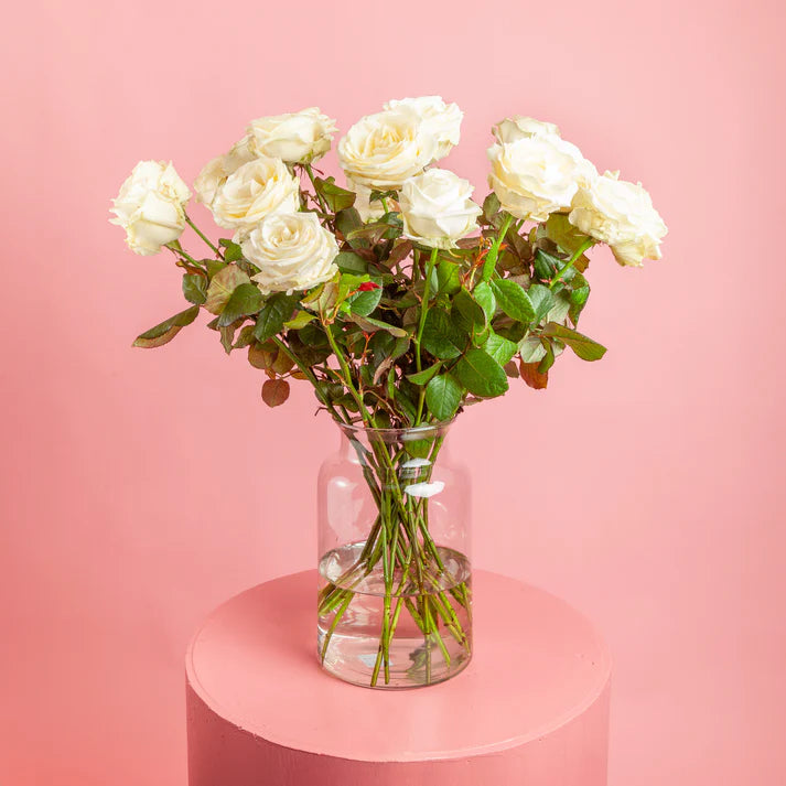 Boeket Witte Rozen