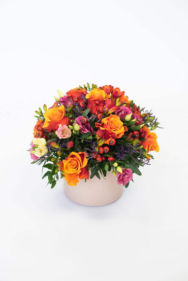 Bloemstuk Oranje Weelde