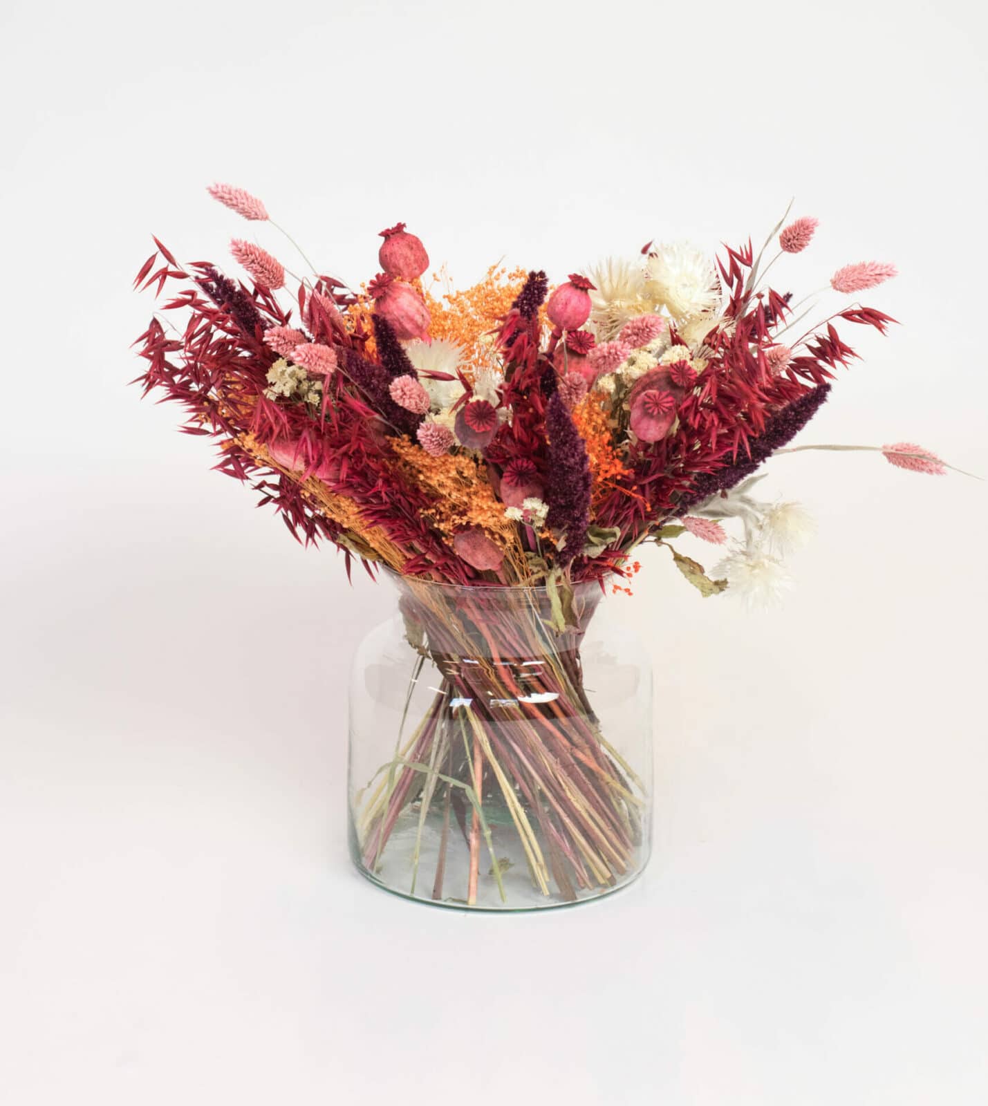 Droogbloemboeket Roze