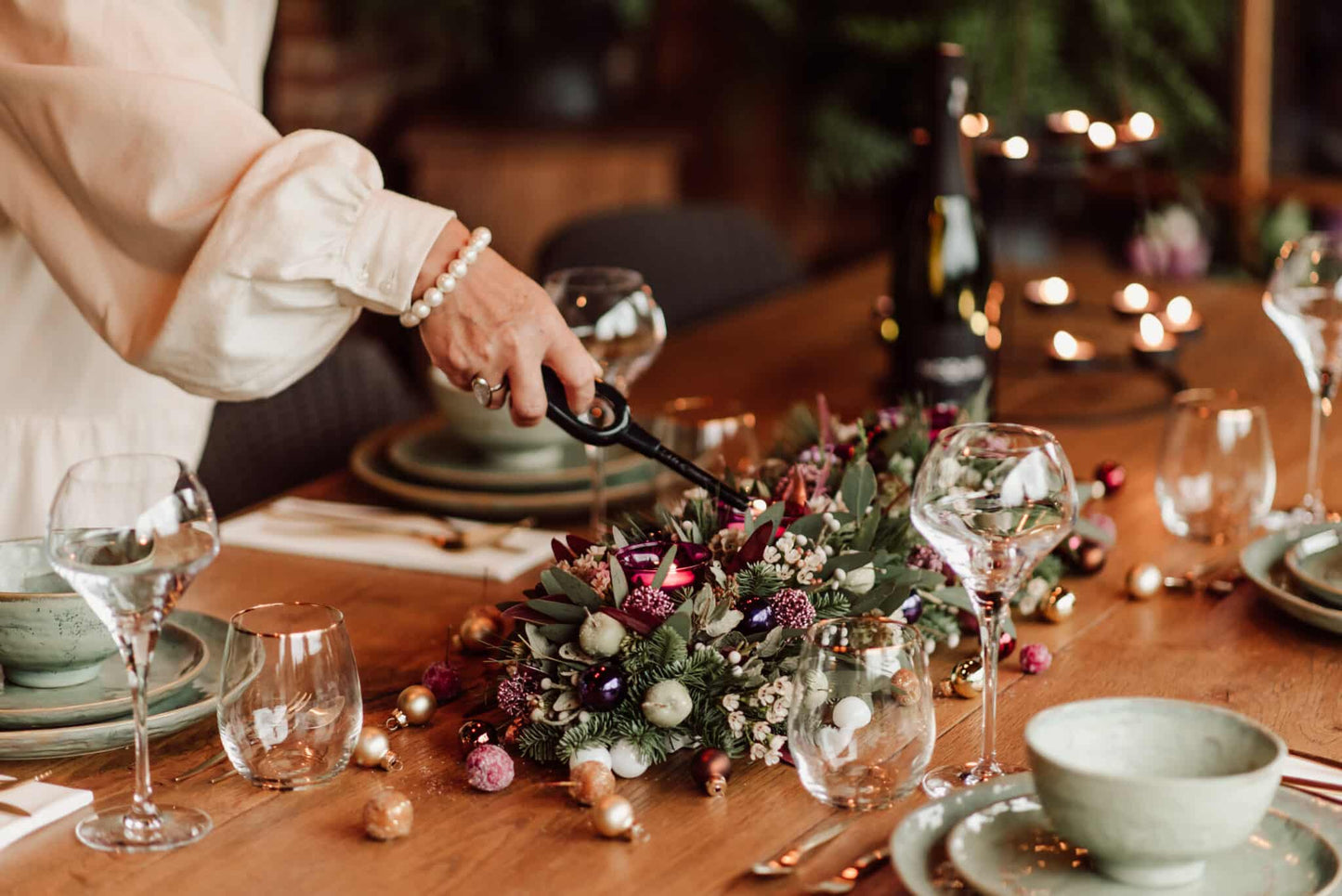 Kerststuk Carola