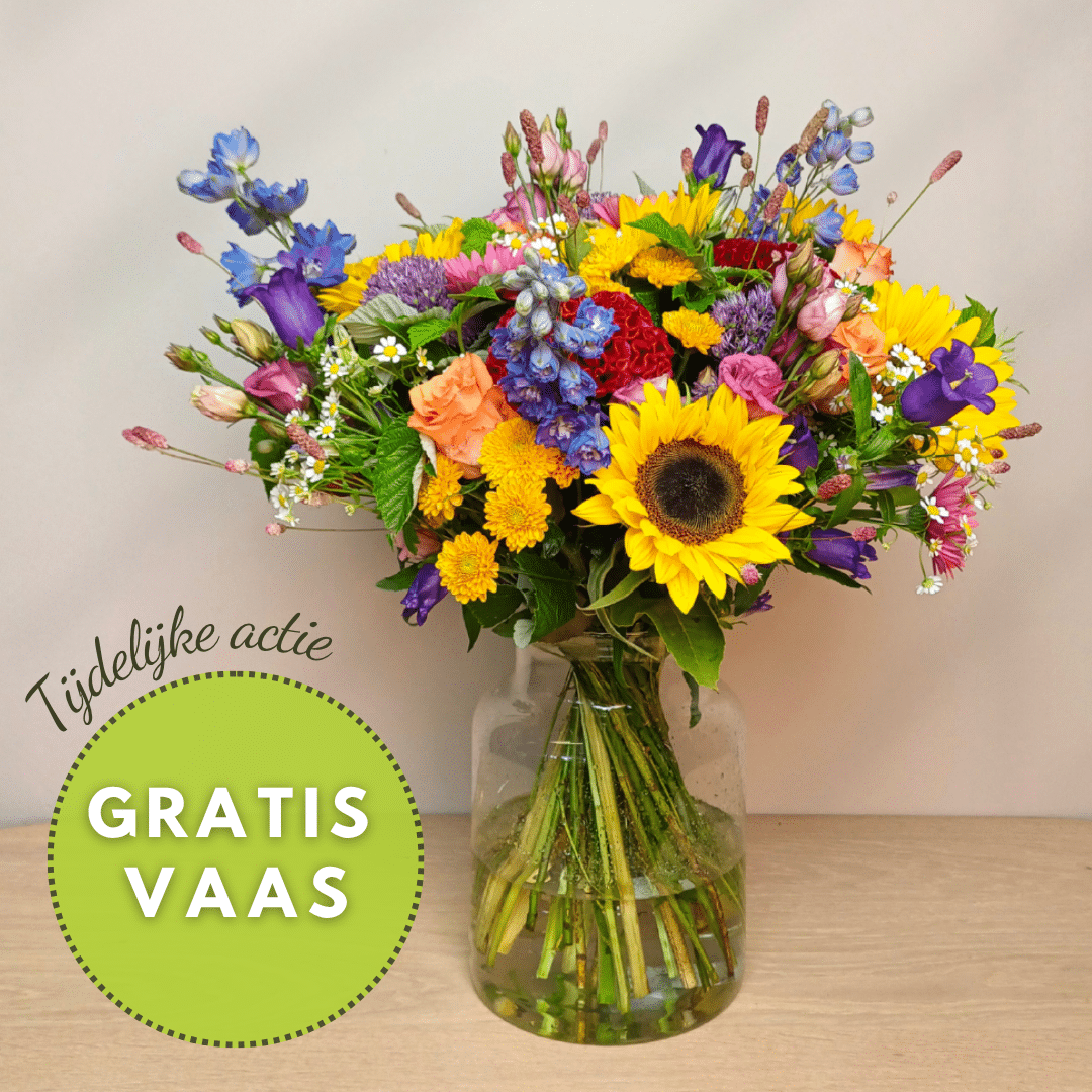 Moederdagboeket met GRATIS vaas